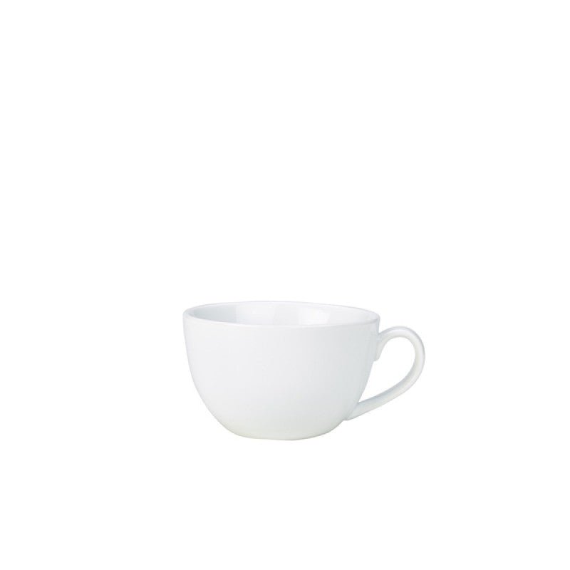 Genware Porcelain Bowl Shaped Cup 17.5cl/ 6oz