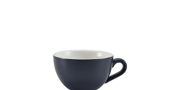 GenWare Porcelain Matt Blue Bowl Shaped Cup 17.5cl/ 6oz