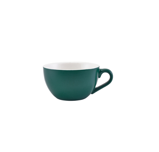 GenWare Porcelain Matt Teal Bowl Shaped Cup 17.5cl/ 6oz