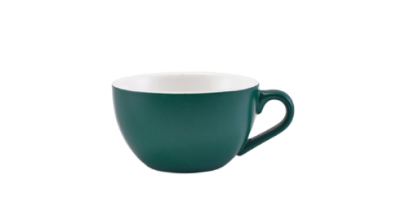 GenWare Porcelain Matt Teal Bowl Shaped Cup 17.5cl/ 6oz