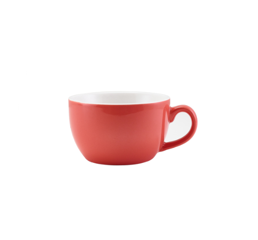 GenWare Porcelain Coral Bowl Shaped Cup 25cl/ 8.75oz