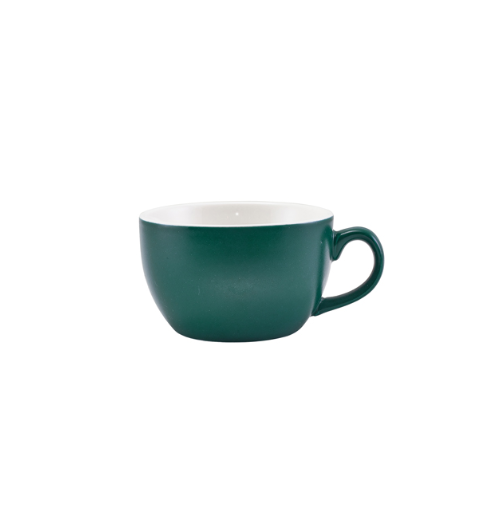 GenWare Porcelain Matt Teal Bowl Shaped Cup 25cl/ 8.75oz
