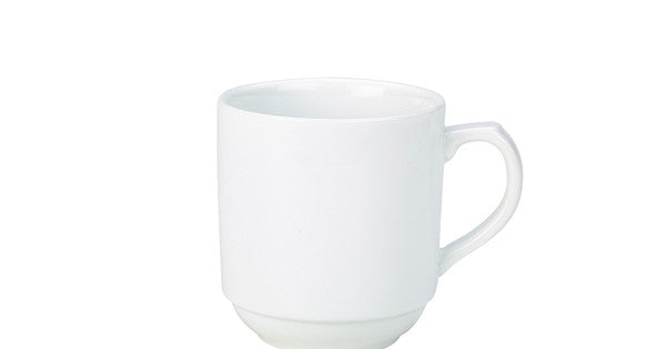Genware Porcelain Stacking Mug 30cl/ 10oz