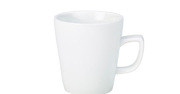 Genware Porcelain Compact Latte Mug 28.4cl/ 10oz