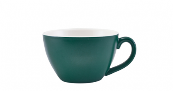 GenWare Porcelain Matt Teal Bowl Shaped Cup 34cl/ 12oz
