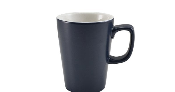 GenWare Porcelain Matt Blue Latte Mug 34cl/ 12oz