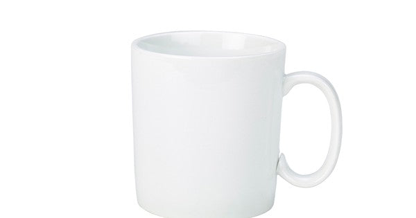 Genware Porcelain Straight Sided Mug 34cl/ 12oz