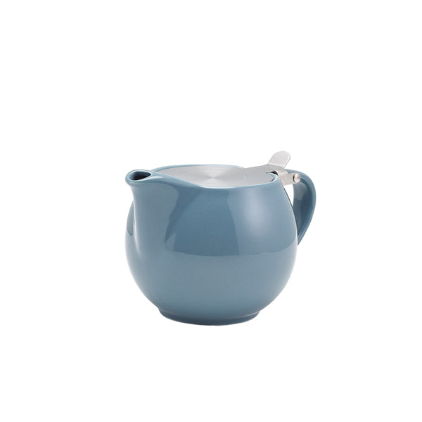 GenWare Porcelain Grey Teapot with St/ St Lid & Infuser 50cl
