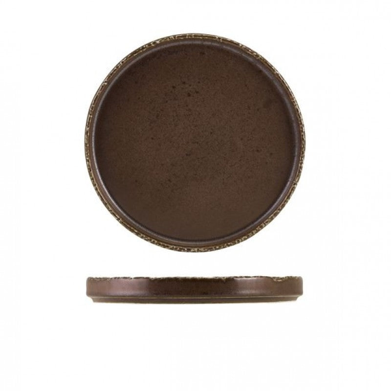 Roko Porcelain Cinder Black Presentation Plate 21cm