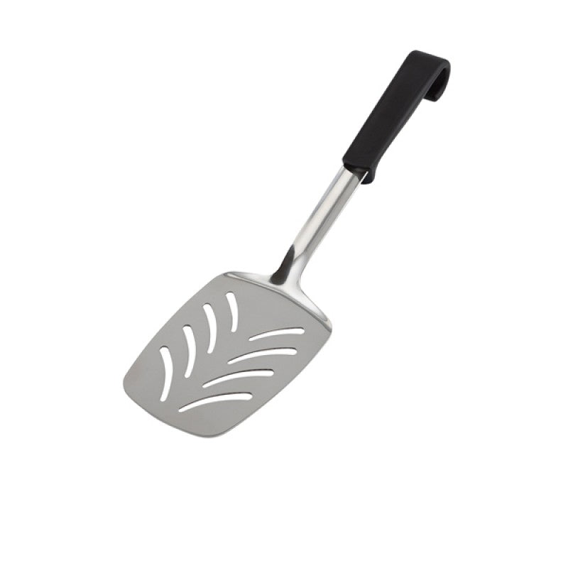 Genware Plastic Handle Slotted Turner Black