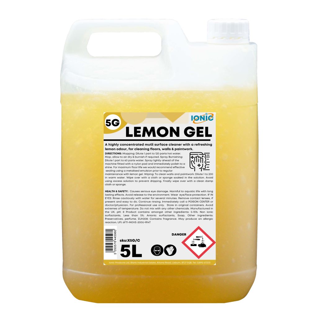 5G Lemon Gel Floor Cleaner (2x5L)