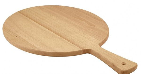 Genware Hevea Wood Pizza Paddle 33cm Dia