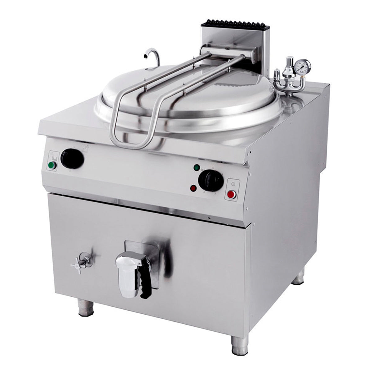 Premium Boiling Pan - 160L - Indirect - 90cm Deep - Electric