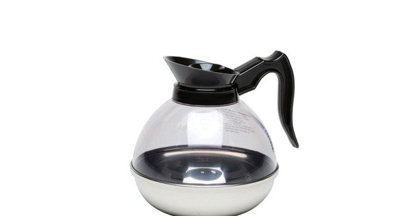 Coffee Decanter Clear Top/ S/ St. Base 1.9L/ 64oz
