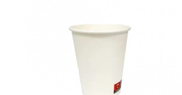 8oz White PE Single Wall Hot Cup (1x50)