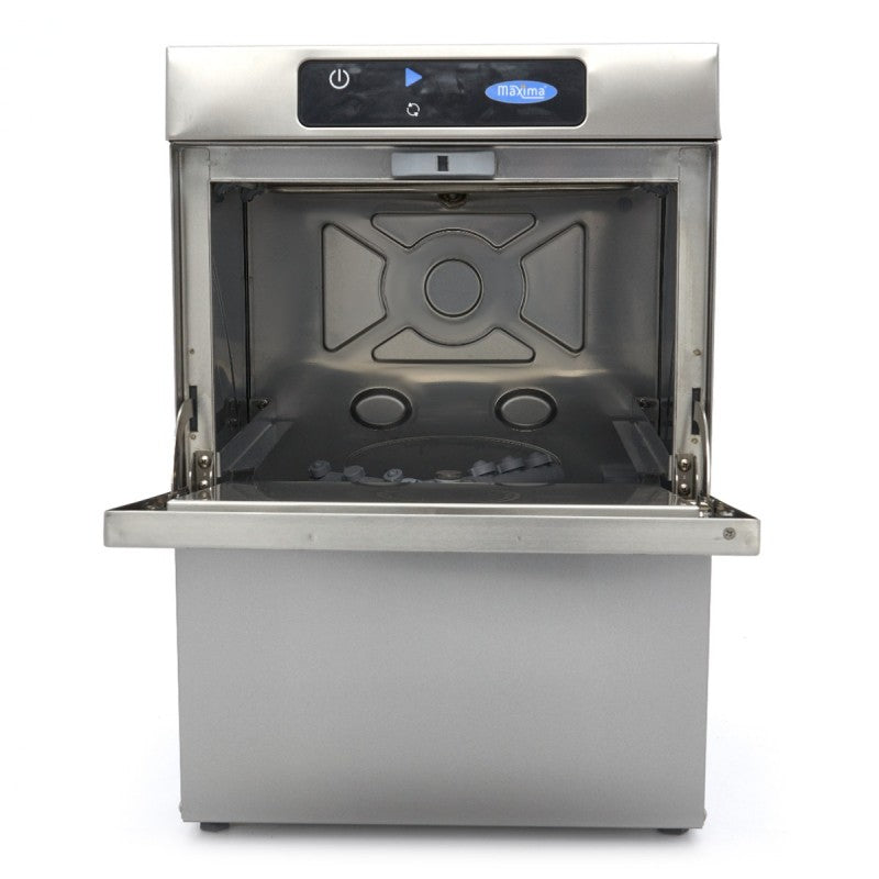 Glass Washer - 35 x 35cm - with Rinse Aid Pump - Digital Dis