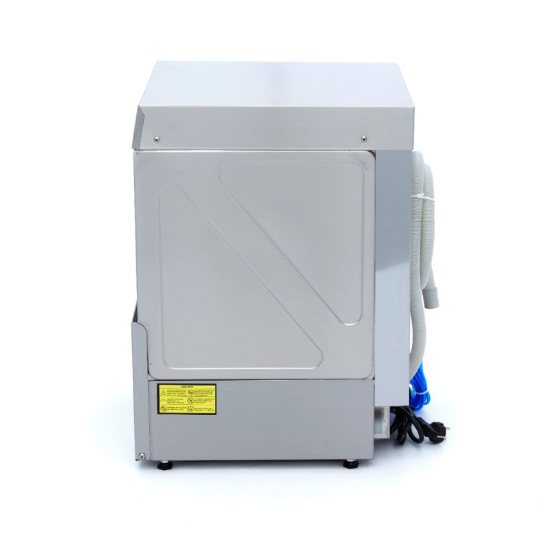 Glass Washer - 35 x 35cm - with Rinse Aid Pump - Digital Dis