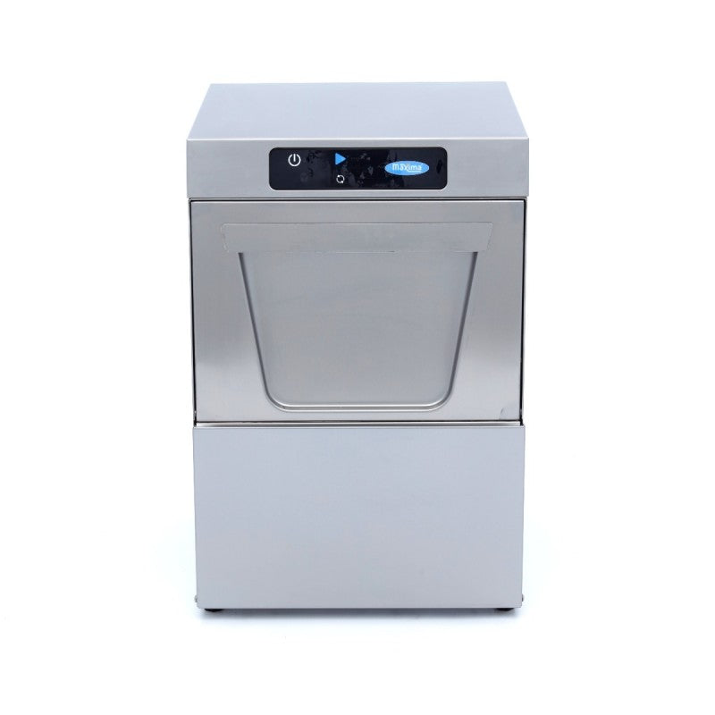 Glass Washer - 35 x 35cm - Drain, Rinse Aid and Soap Pump wi