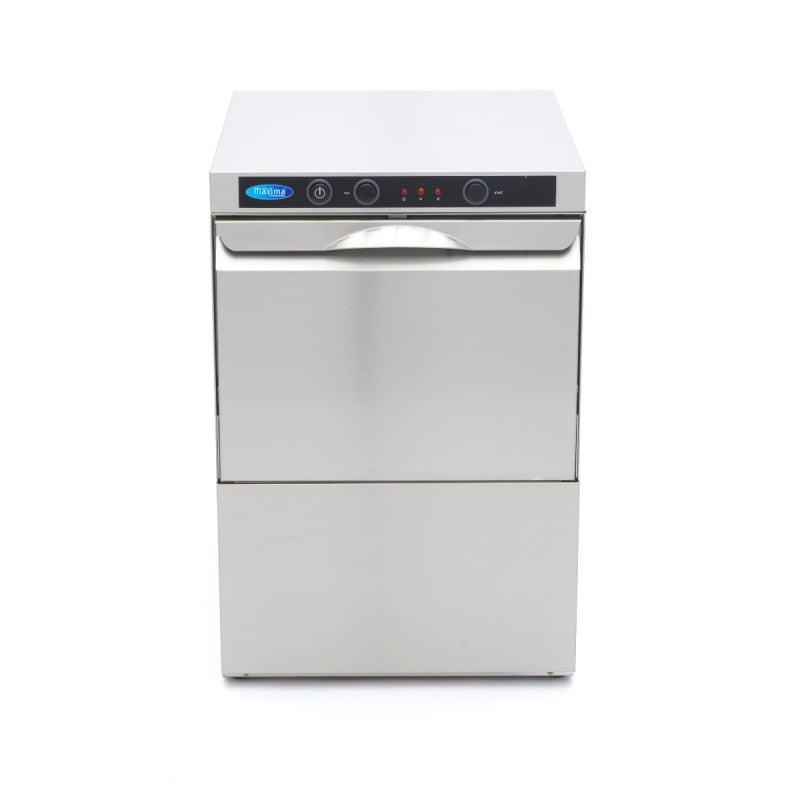Glass Washer - 35 x 35cm - with Rinse Aid Pump
