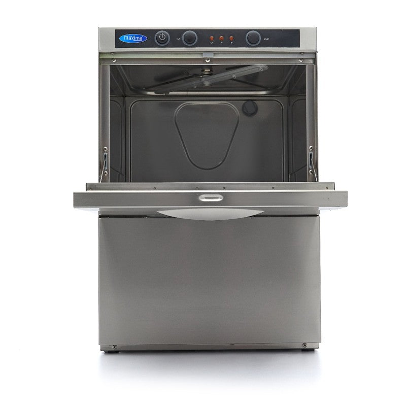 Glass Washer - 35 x 35cm - with Rinse Aid Pump