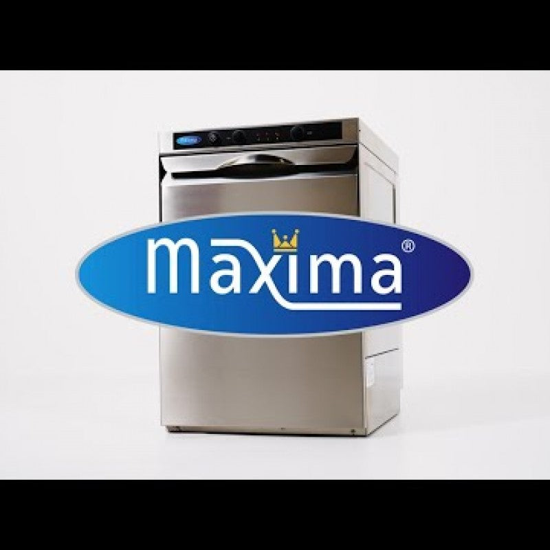 Glass Washer - 35 x 35cm - with Drain, Rinse Aid and Soap Pu
