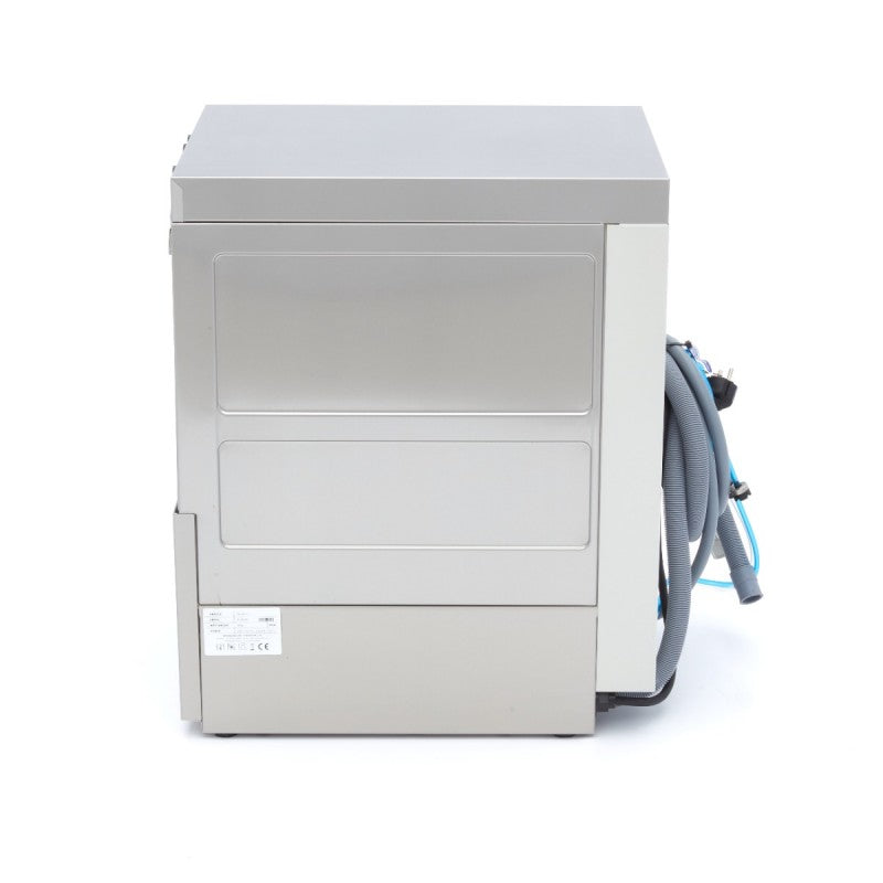Glass Washer - 35 x 35cm - with Drain, Rinse Aid and Soap Pu