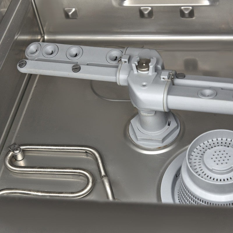 Glass Washer - 35 x 35cm - with Drain, Rinse Aid and Soap Pu
