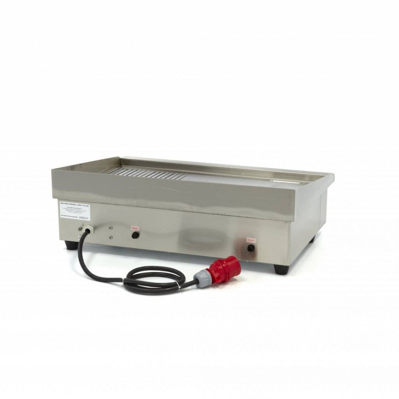 Griddle - Half Grooved - 73cm - incl Drip Tray - 400V