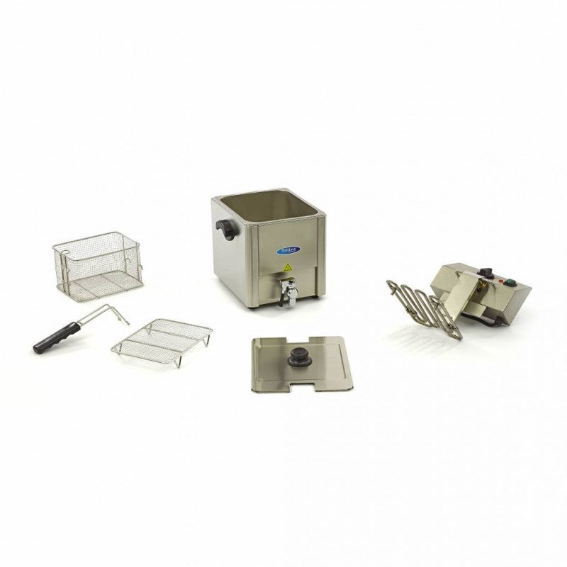 Deep Fryer - 8L - 1 Basket - with Drain Tap