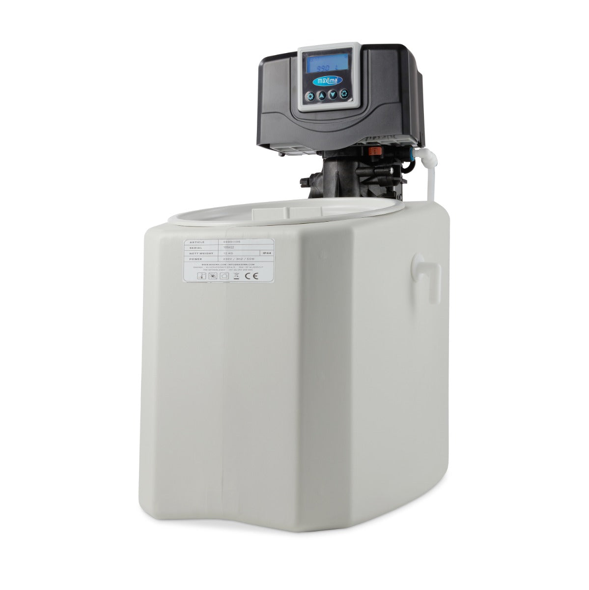 Automatic Water Softener - Descaler - 8L Resin - Digital Dis