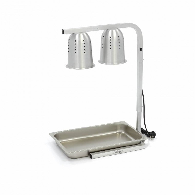 Heating Lamp - 2 Lamps - incl 2 Lamps and 1 x 1/1 GN Contain