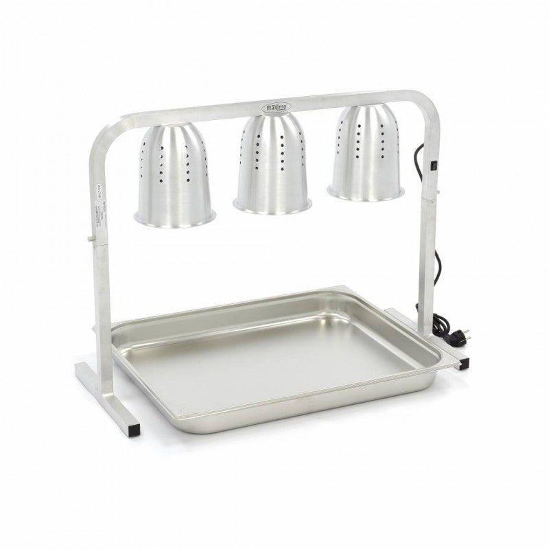 Heating Lamp - 3 Lamps - incl 3 Lamps and 1 x 1/2 GN Contain