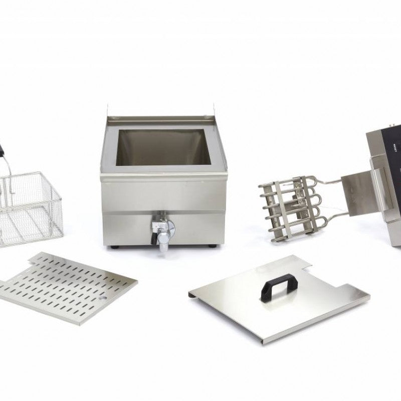 Deep Fryer - 16L - 1 Basket - with Drain Tap
