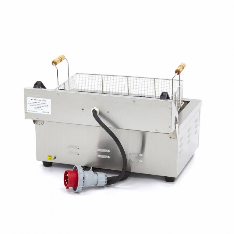Deep Fryer - 20L - 1 Basket - with Drain Tap