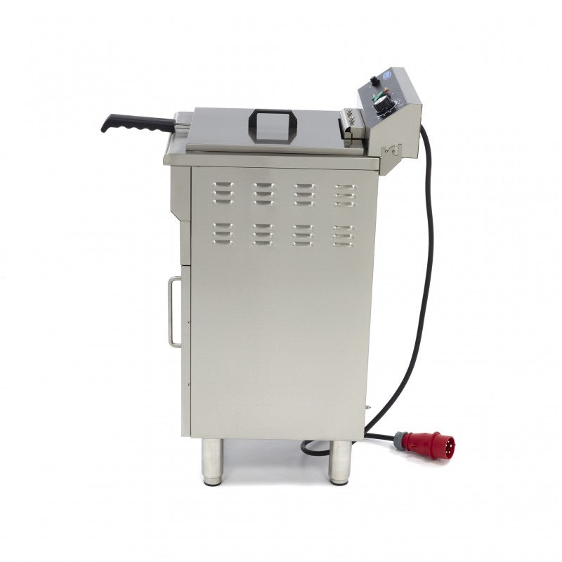 Deep Fryer - 16L - 1 Basket - with Drain Tap and Stand