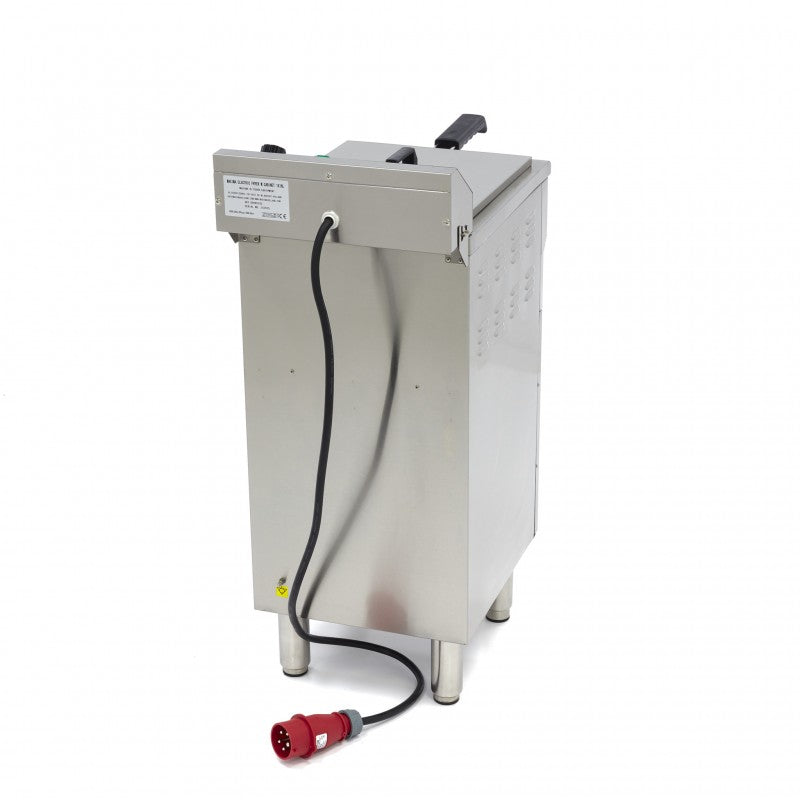 Deep Fryer - 16L - 1 Basket - with Drain Tap and Stand