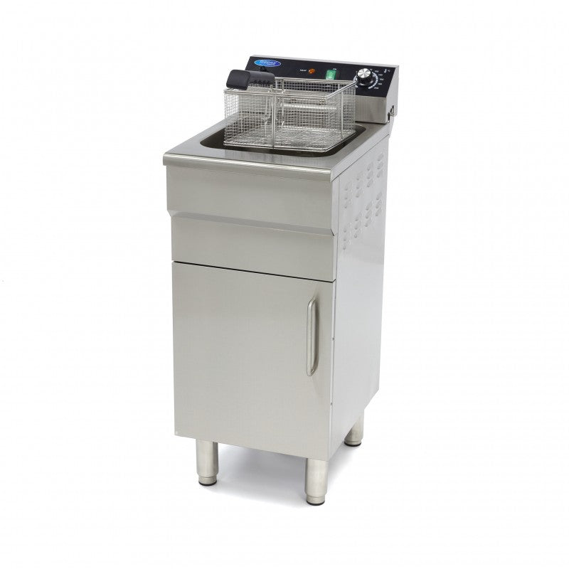 Deep Fryer - 16L - 1 Basket - with Drain Tap and Stand