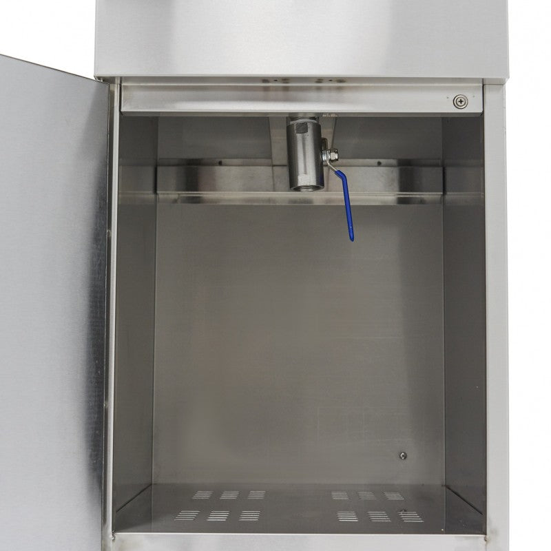 Deep Fryer - 16L - 1 Basket - with Drain Tap and Stand