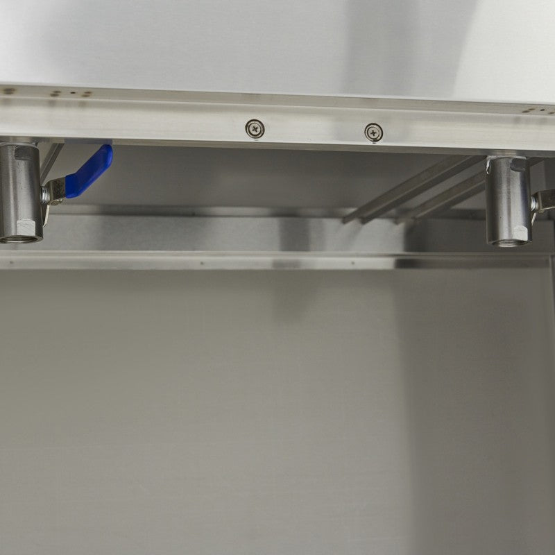 Deep Fryer - 2 x 16L - 2 Baskets - with Drain Tap and Stand