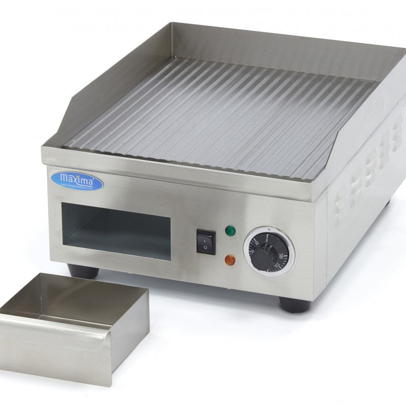 Griddle - Grooved - 36cm - incl Drip Tray