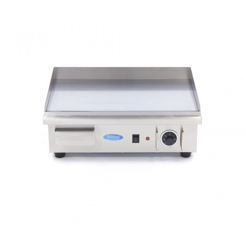 Griddle - Smooth Chrome - 55cm - incl Drip tray