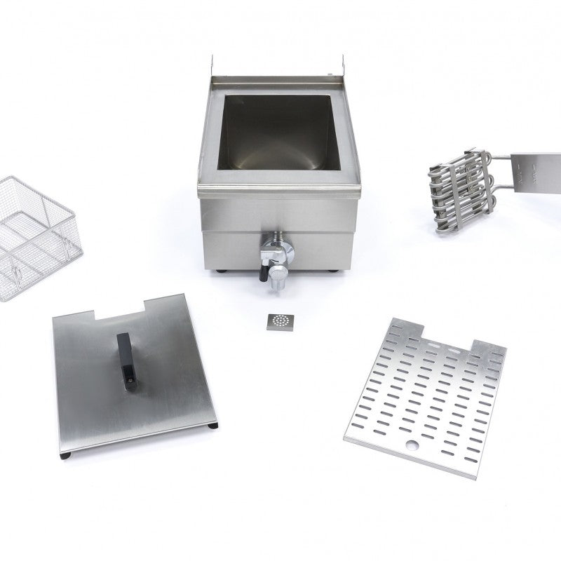 Deep Fryer - 10L - 1 Basket - with Drain Tap