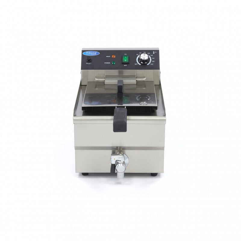 Deep Fryer - 13L - 1 Basket - with Drain Tap