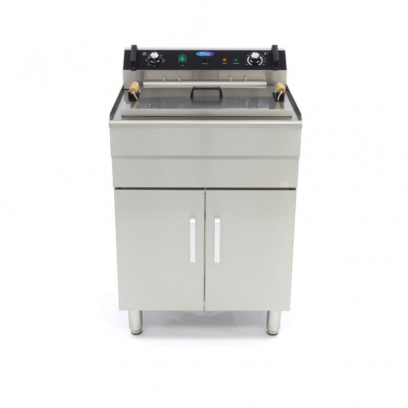 Deep Fryer - 35L - 1 Basket - with Drain Tap - 400V