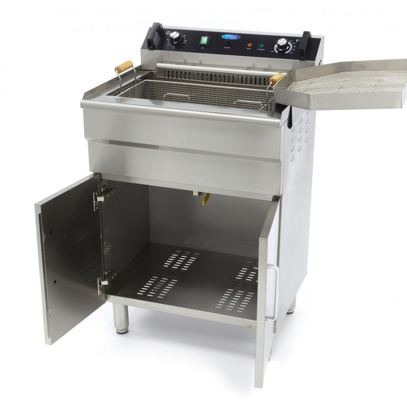 Deep Fryer - 35L - 1 Basket - with Drain Tap - 400V