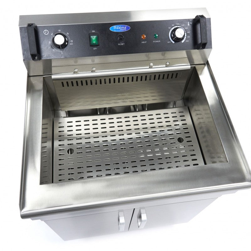 Deep Fryer - 35L - 1 Basket - with Drain Tap - 400V