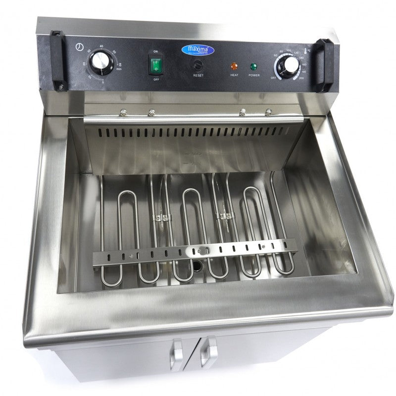 Deep Fryer - 35L - 1 Basket - with Drain Tap - 400V