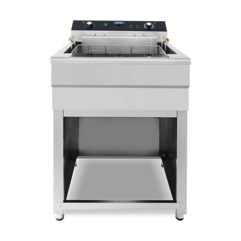 Deep Fryer - 45L - 1 Basket - with Drain Tap - 400V