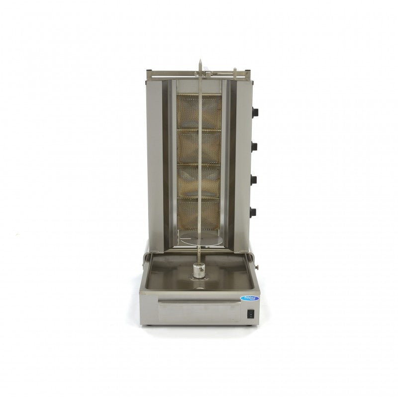 Kebab Grill - 4 Burners - 70kg Meat - Gas