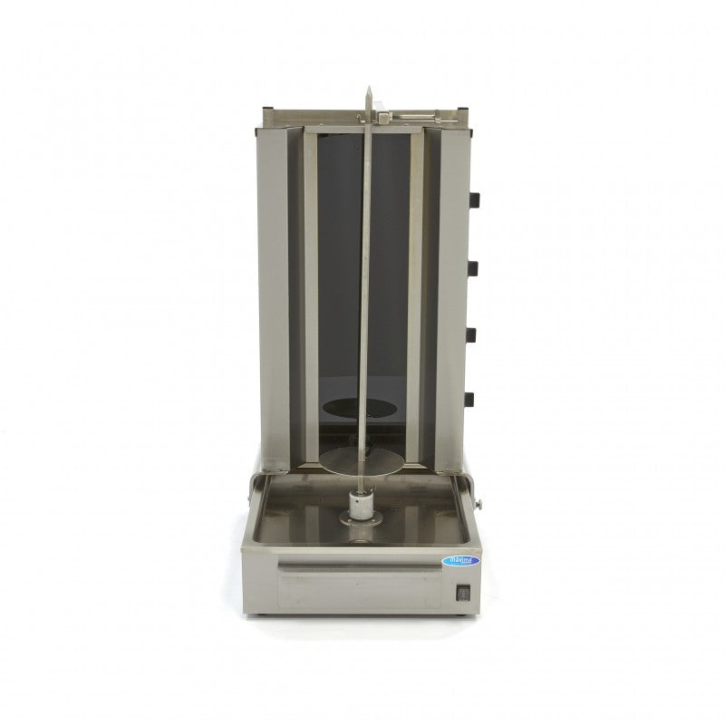 Kebab Grill - 4 Burners - 70kg Meat - Electric